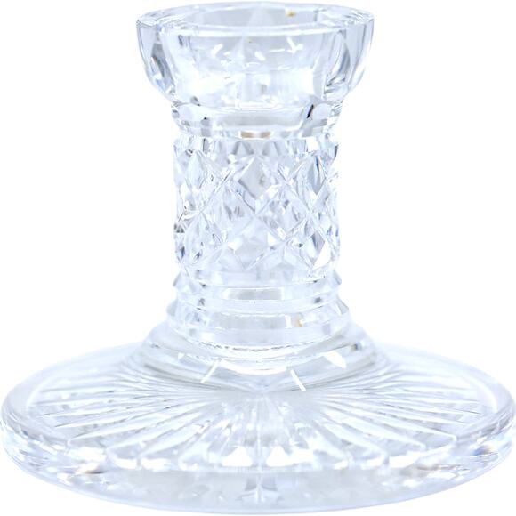 Cristal d'Arques Crystal Eventail Candlestick Holders 3"x4.25" [Set of 2] - Picture 3 of 11